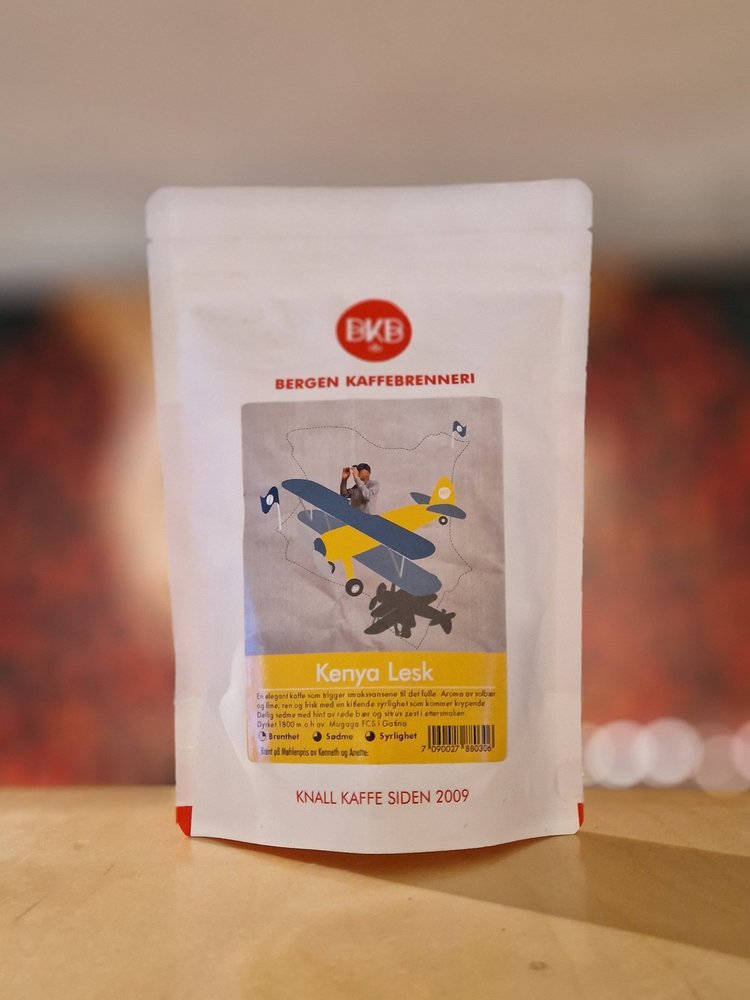 Bergen Kaffebrenneri Kenya Lesk, 250 gr