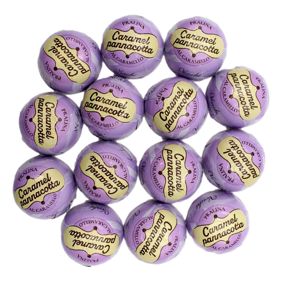 Venchi Sjokolade Caramel pannacotta, 1 stk