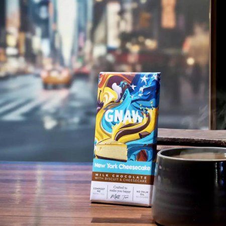 GNAW Melkesjokolade New York Cheesecake, 80 gr
