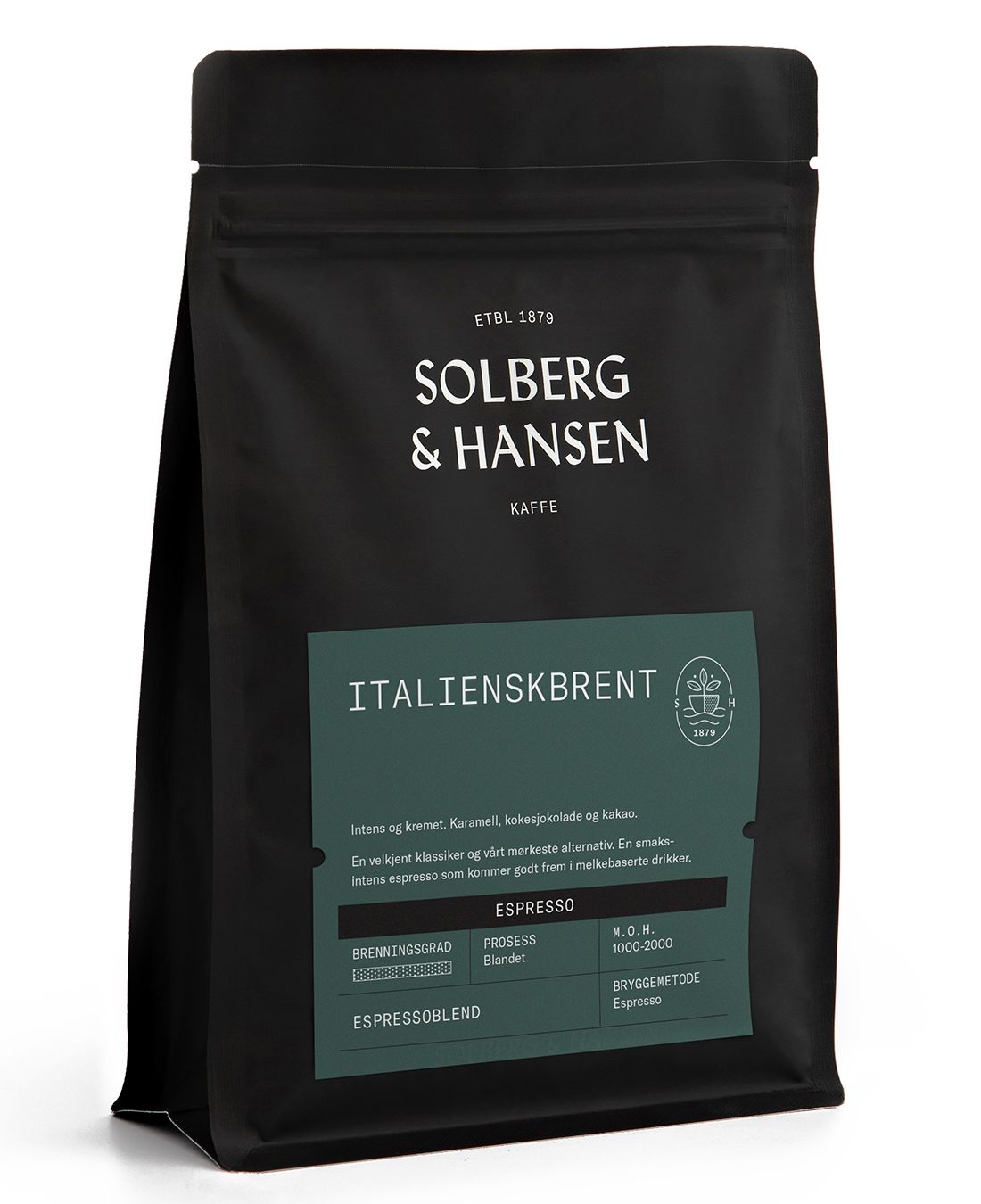 Solberg&Hansen Italiensk brent espresso blanding