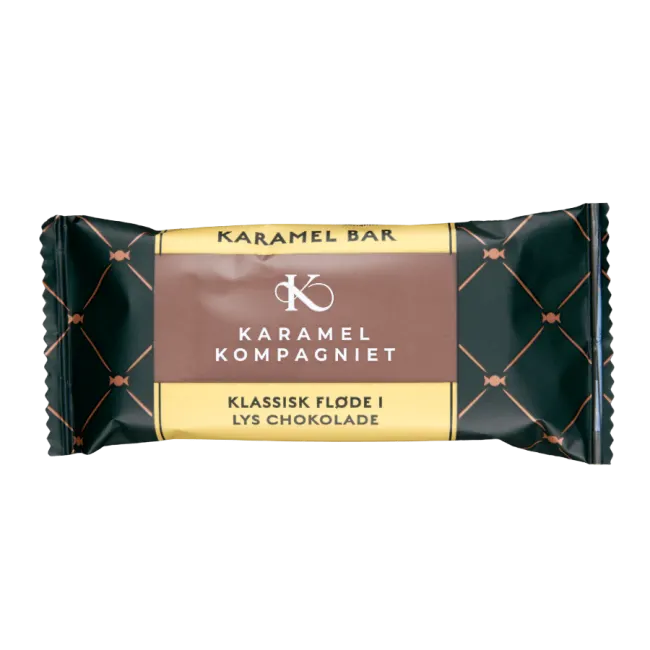 Karamel bar, Klassisk m/lys sjokolade