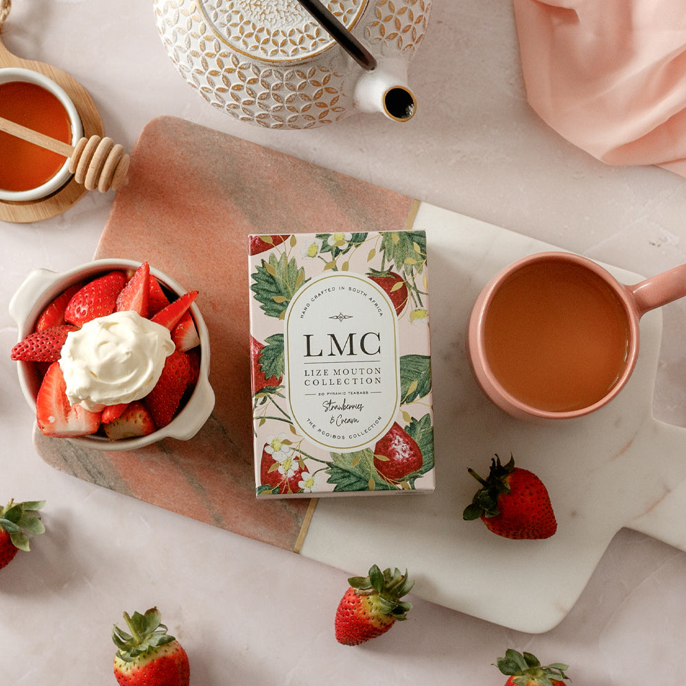 LMC Rooibos Te, Strawberries & Cream