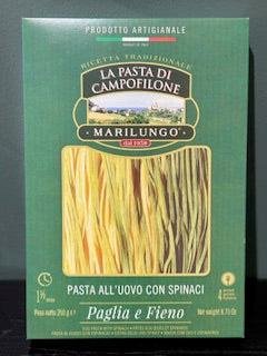 Pasta Pagli e Fieno, Spinat Marilungo