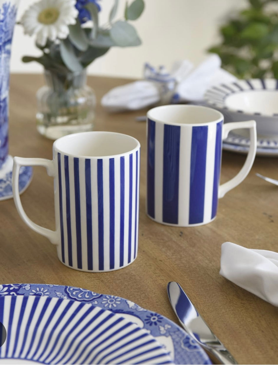 Spode Krus smal stripe