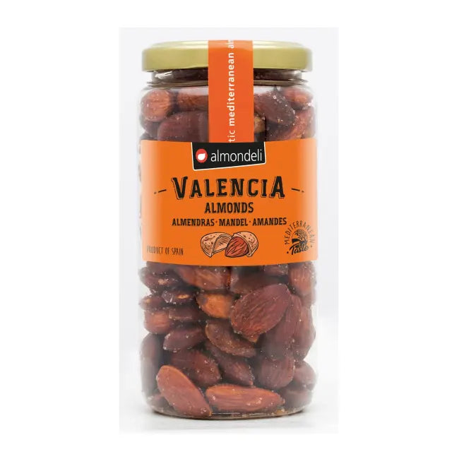 Valencia mandler, saltristet, med skall