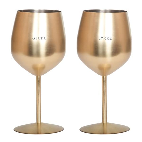 Vinglass i stål, GLEDE