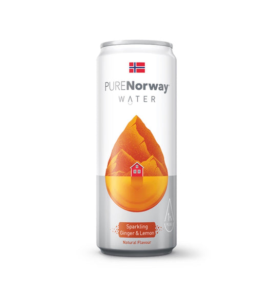 Pure Norway Water Ingefær & Sitron