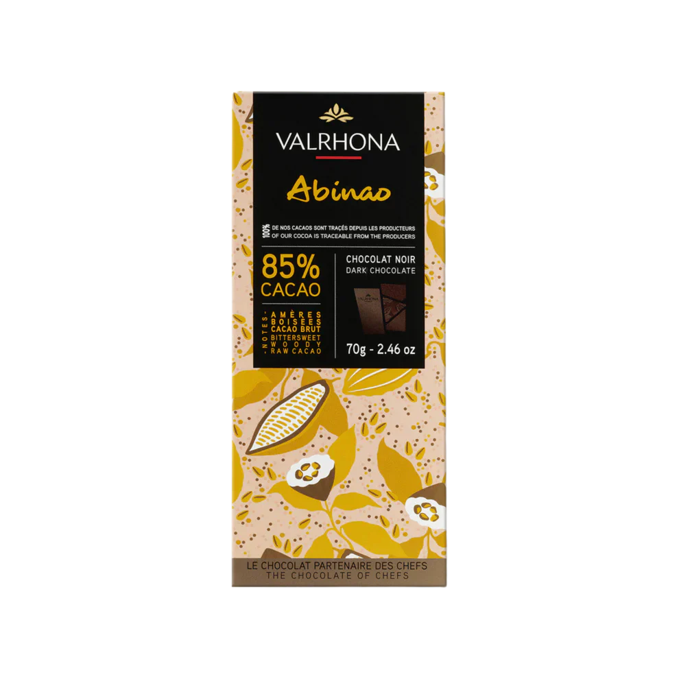 Valrhona sjokoladeplate Abinao 85%