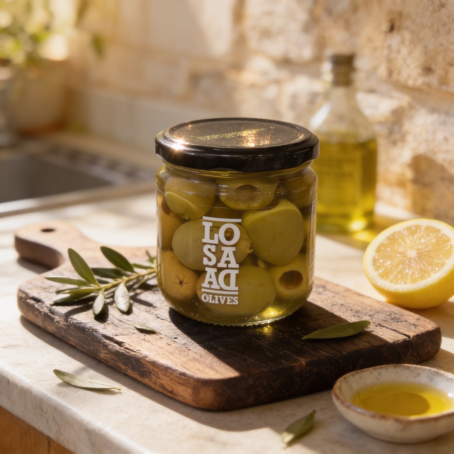 Gordal oliven Losada, 347ml glass