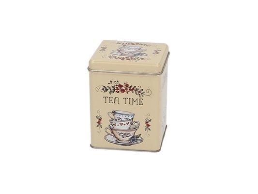 Oppbevaringsboks Tea Time, Gul