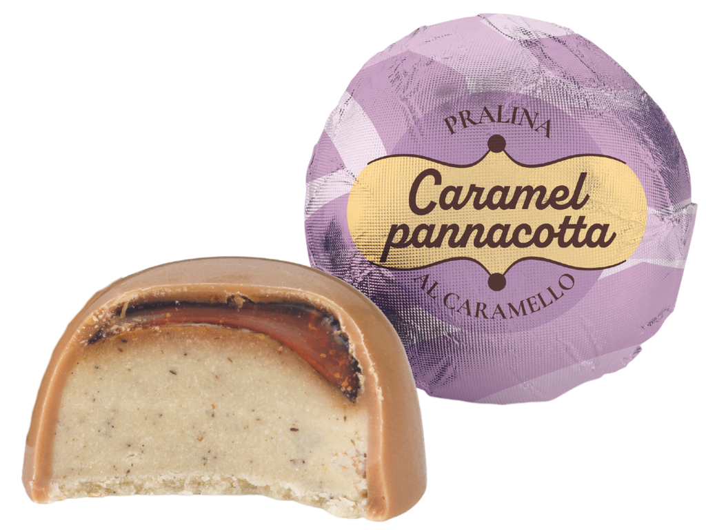 Venchi Sjokolade Caramel pannacotta, 1 stk