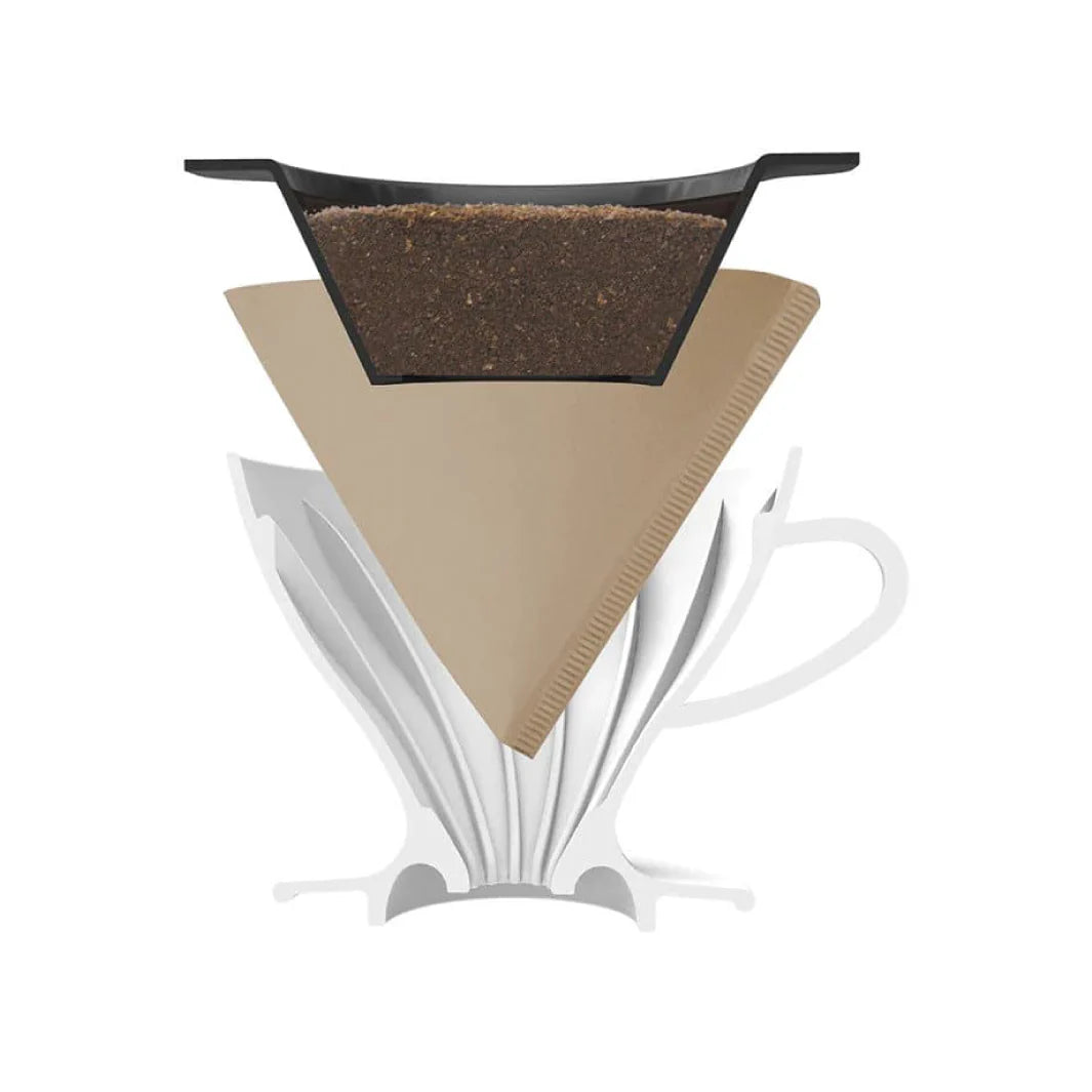 Hario Keramisk Dripper med filter, str 02