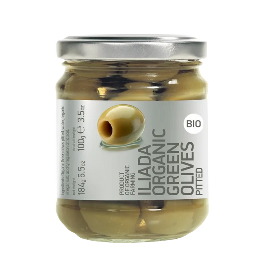 Iliada grønn oliven uten stein, Økologisk
