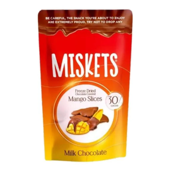 Miskets, Frysetørket Mango m/sjokoladetrekk