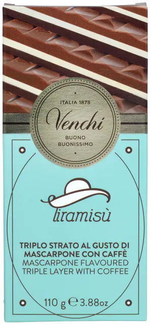 Venchi sjokoladeplate Tiramisu