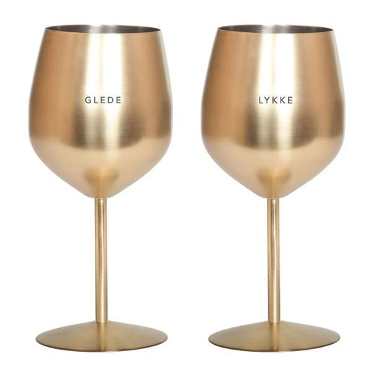 Vinglass i stål, GLEDE